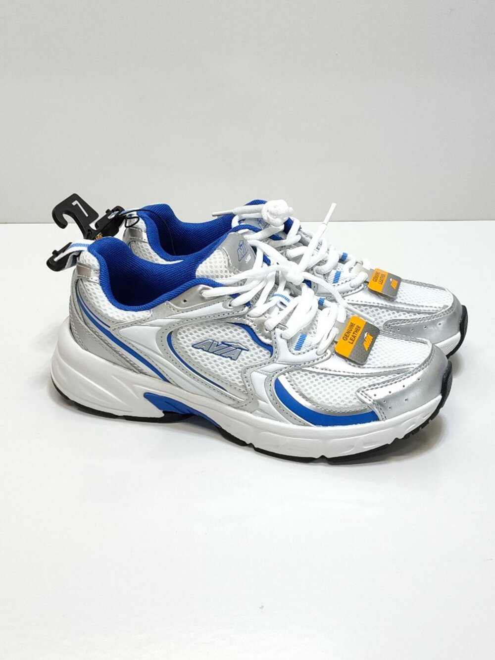 Avia AV 5000 Chunky Sneaker Size 7 Athletic Walking Shoe Leather Mesh Trainer